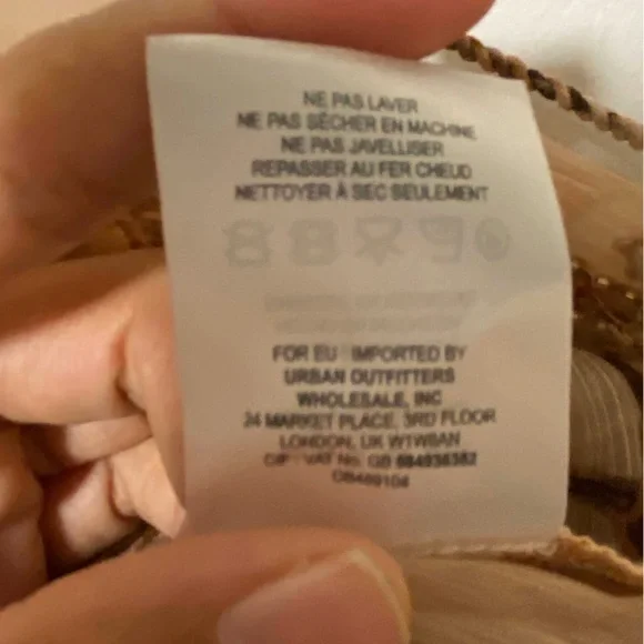 Free People Sheer Floral Beaded Slip Dress Size S - Picture 8 of 12